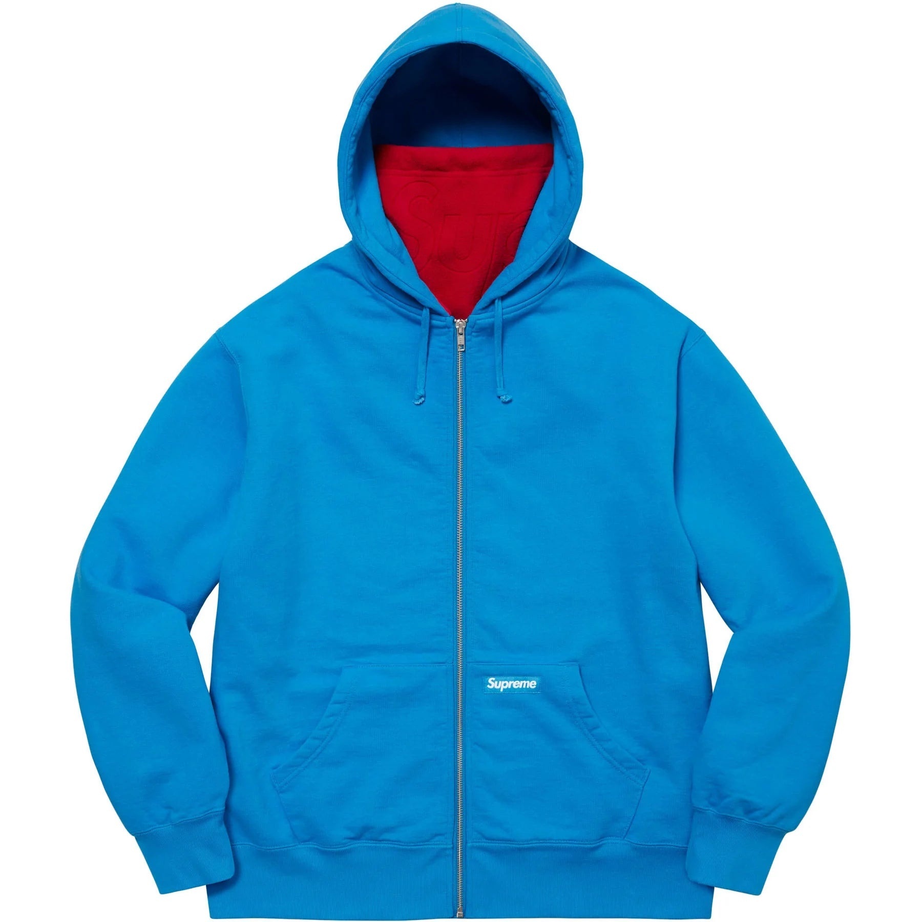 Double Hood Facemask Zip Up Hooded Sweatshirt view 3